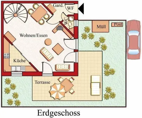 Pronájem domu 143 m², pozemek 200 m², Alleestr. 2b, Unterschleißheim